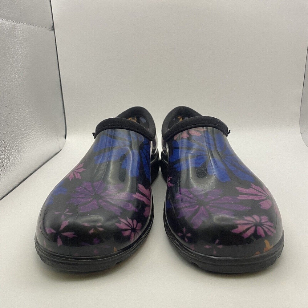 Sloggers Clog Flowers‎ Waterproof Gardening Shoe Women's USA Size 7